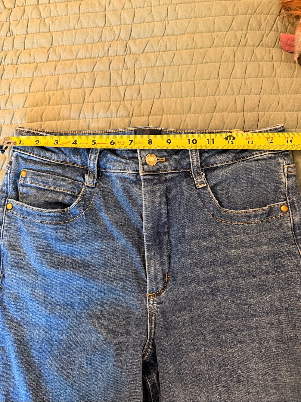 Maeve Wide-Leg Jeans in Medium Blue Denim - Picture 5 of 10
